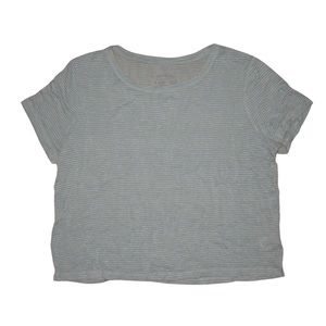 Super Soft Baby Blue Crop T-Shirt